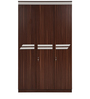Pristina 3 Door Wardrobe in Walnut Finish