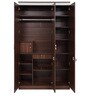 Pristina 3 Door Wardrobe in Walnut Finish