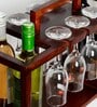 Mareita Brown Mango Wood Wine Bottle Holder