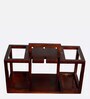 Mareita Brown Mango Wood Wine Bottle Holder