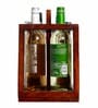 Mareita Brown Mango Wood Wine Bottle Holder