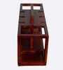 Mareita Brown Mango Wood Wine Bottle Holder
