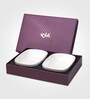 Pristine Gold rim Big Rectangle bowl 17cm Set of 2