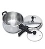 Outer Lid Stainless Steel Pressure Cooker- 5 Ltr