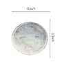 Prithvi Grey Marble Appetizer Platter