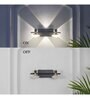 Prive 2 Light Flush Wall Picture Light In Black, Brass & Frosted White Finish