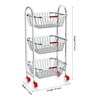 3 Tier Stainless Steel Kitchen Trolley