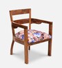 Projakto Arm Chair (Set of 2) in Brown Colour