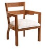 Projakto Arm Chair (Set of 2) in Teak Colour