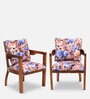 Projakto Arm Chair (Set Of 2) In Multi Colour
