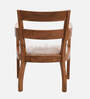 Projakto Teak Wood Arm Chair In Teak Finish (Set of 2)