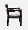 Projakto Teak Wood Living Room Chair In Brown Finish