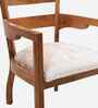 Projakto Teak Wood Living Room Chair In Teak Finish