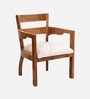 Projakto Teak Wood Living Room Chair In Teak Finish