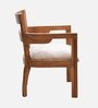 Projakto Teak Wood Living Room Chair In Teak Finish