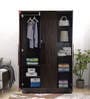 Prophasis 3 Door Wardrobe in Wenge Finish with Lock