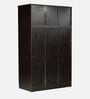 Prophasis 3 Door Wardrobe in Wenge Finish with Lock