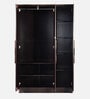 Prophasis 3 Door Wardrobe in Wenge Finish with Lock