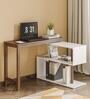Propus Solid Wood Study Table in Irish Walnut Finish