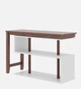 Propus Solid Wood Study Table in Irish Walnut Finish