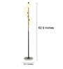 Prosper Gold and Black Floor Lamp