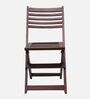 Protico Teak Wood Folding Chair In Brown Colour