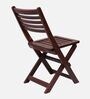 Protico Teak Wood Folding Chair In Brown Colour