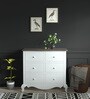 Provencal Solid Wood Chest of Drawers in White Finish