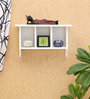 Provencal Solid Wood Floating Wall Shelf