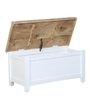 Caistor Sheesham Wood Linen Trunk in White Finish (Set of 2)