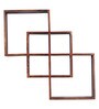 Sheesham Wood Wall Shelf in Provincial Teak Finish
