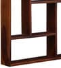 Provincial Teak Finish Sheesham Wood Wall Shelf