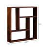 Provincial Teak Finish Sheesham Wood Wall Shelf