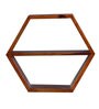 Sheesham Wood Wall Shelf in Brown Colour