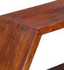 Sheesham Wood Wall Shelf in Brown Colour