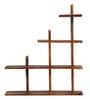 Sheesham Wood Floating Book Shelf in Provincial Teak Finish