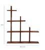 Sheesham Wood Floating Book Shelf in Provincial Teak Finish