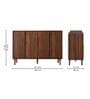 Pryne 4-Door Sideboard In Brown Finish