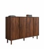 Pryne 4-Door Sideboard In Brown Finish