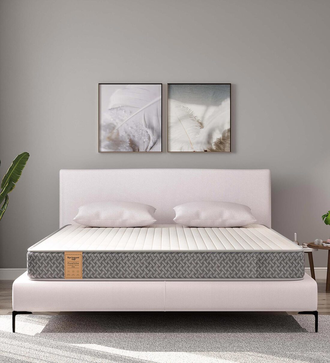 Buy Pure Ortho Cleantech Pro 6 inches PU Foam King Sized Mattress
