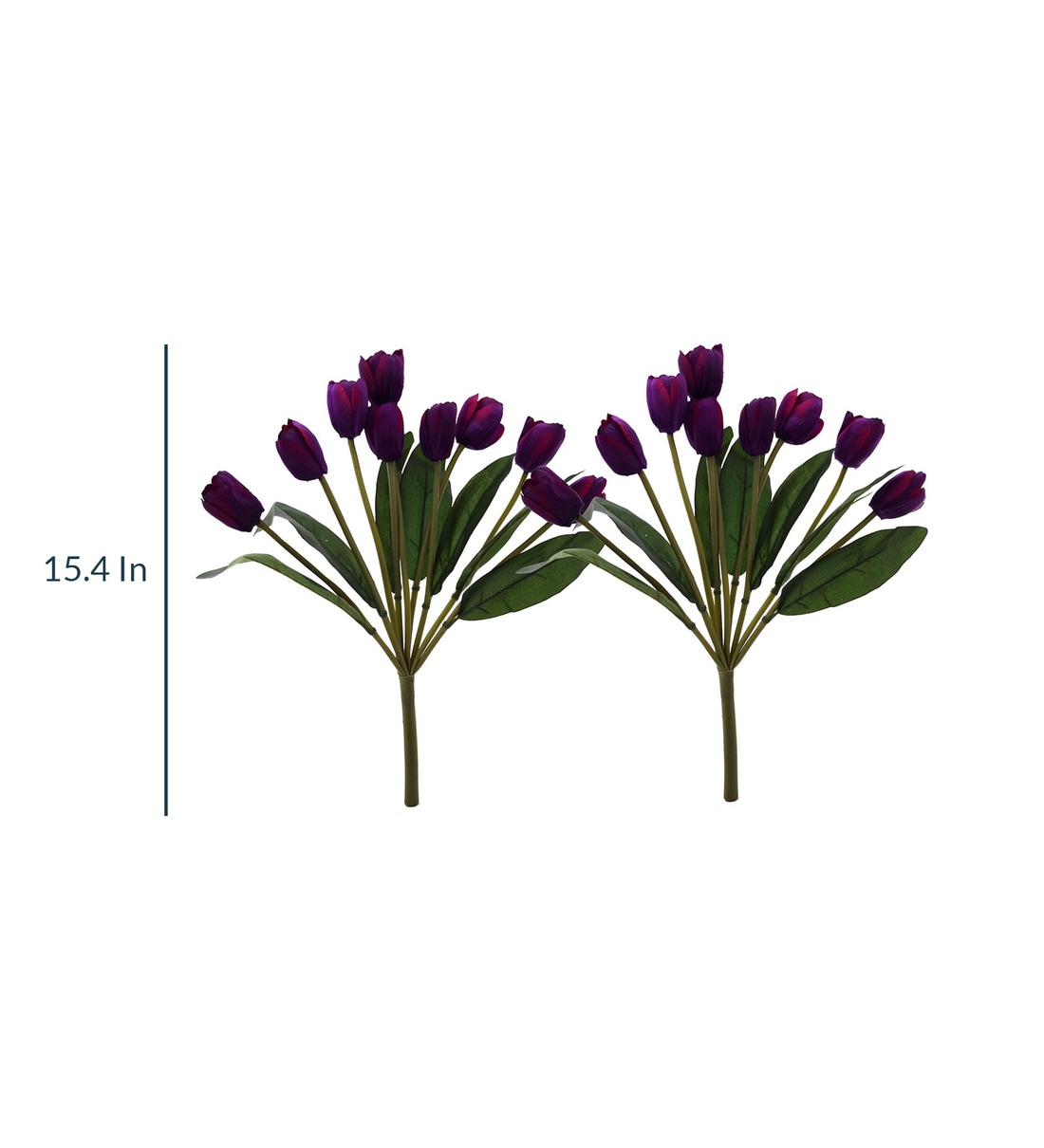 Buy Purple Plastic Purple Artificial Tulip Bunch Artificial Flowers