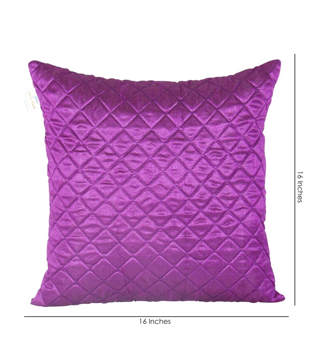 Buy Set of 5 Solid Pattern Polyester Purple Cushion Covers 16 x 16