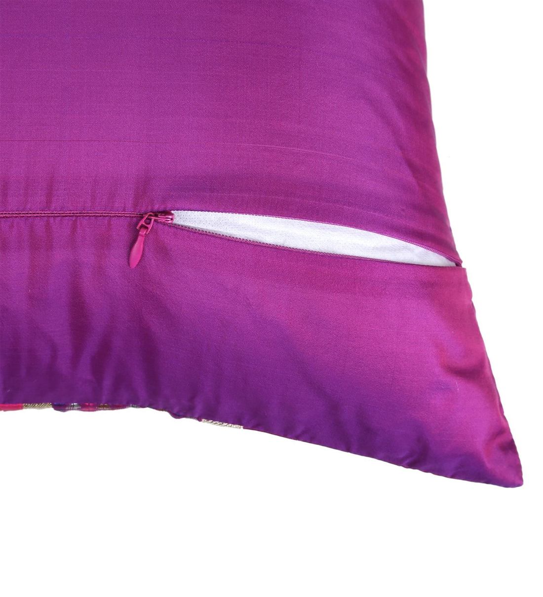 Buy Polyester Traditional Pattern 16X16 Inches Cushion Covers (Set Of 2