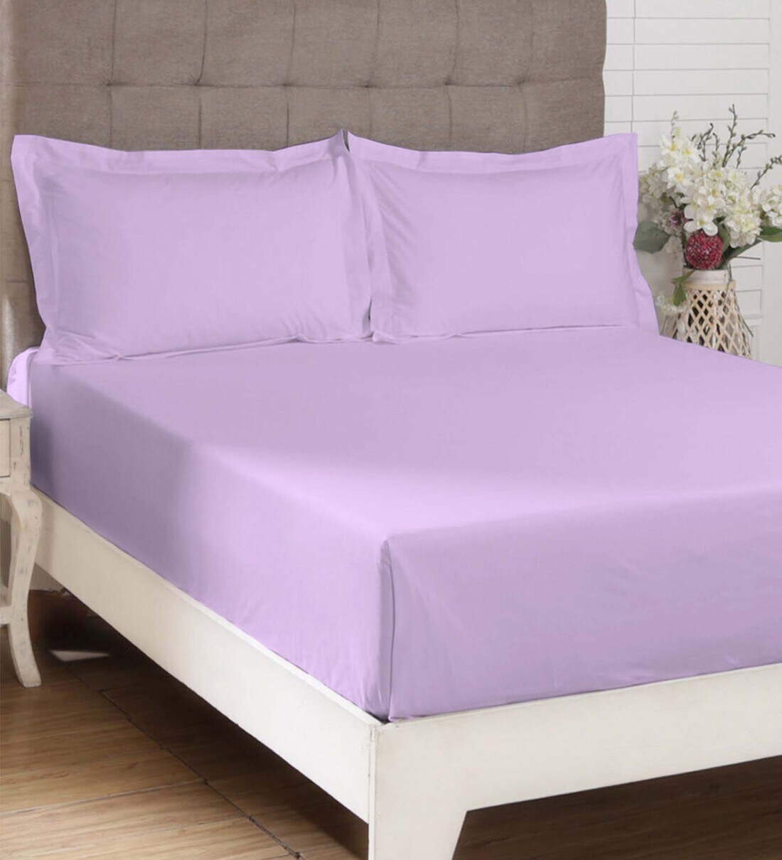 purple pillow sheets