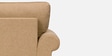 Pure Presley Fabric 2 Seater Sofas Pecan Beige