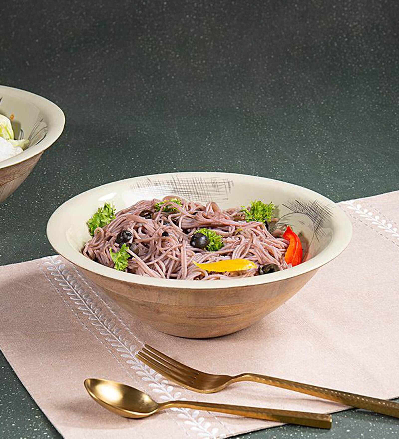 Pulp Conical- Small 500ml White MDF Serving Bowl