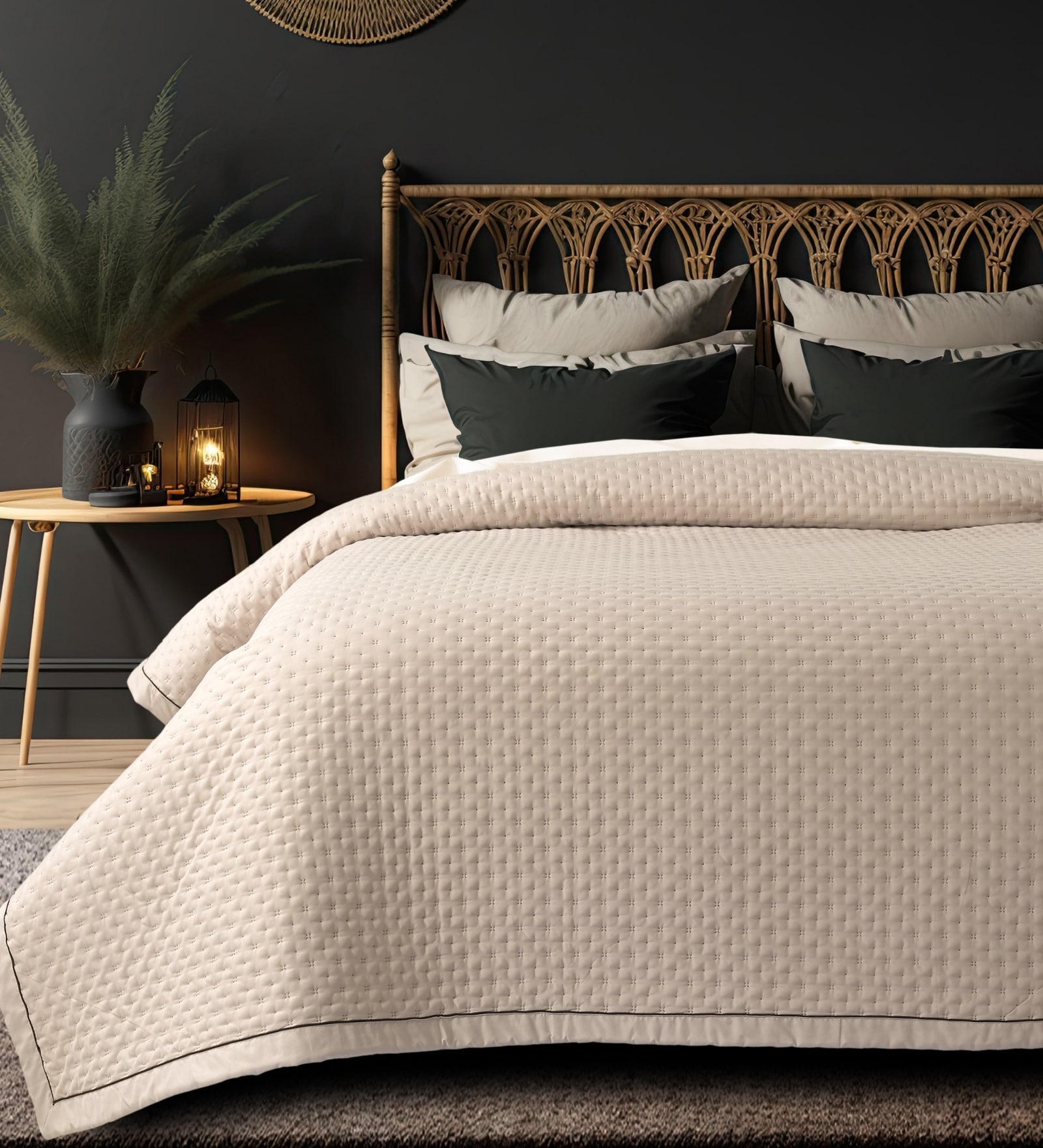 Yellow 690 GSM Cotton Double Bed Comforter