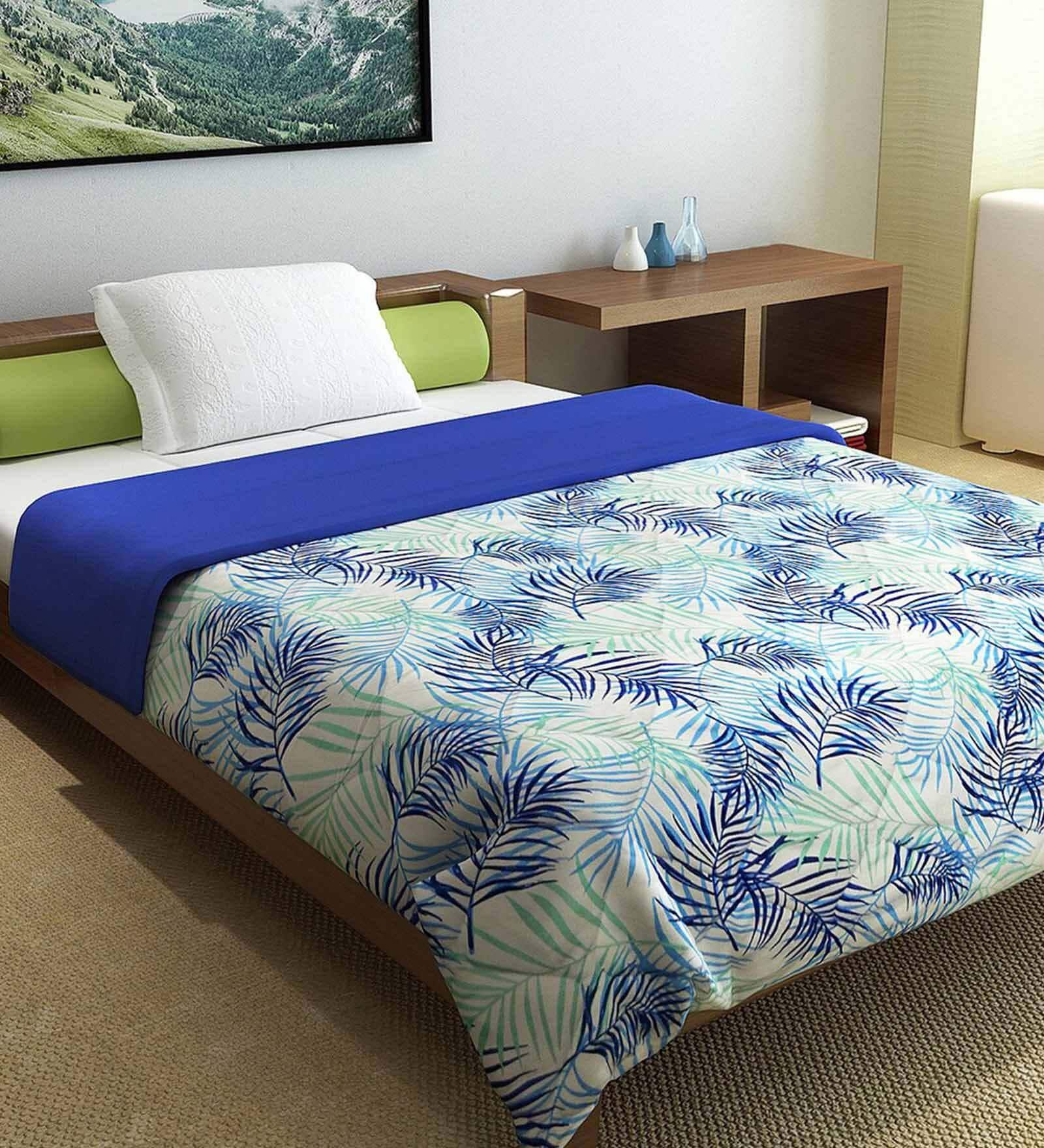 Purple 100% Cotton 150 AC Room Single Bed Comforter