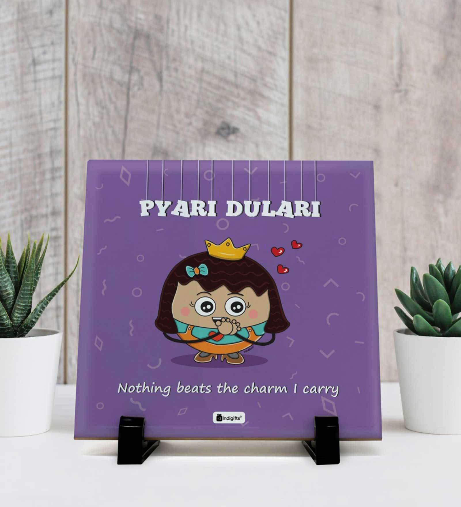 Purple Ceramic Decorative Tile