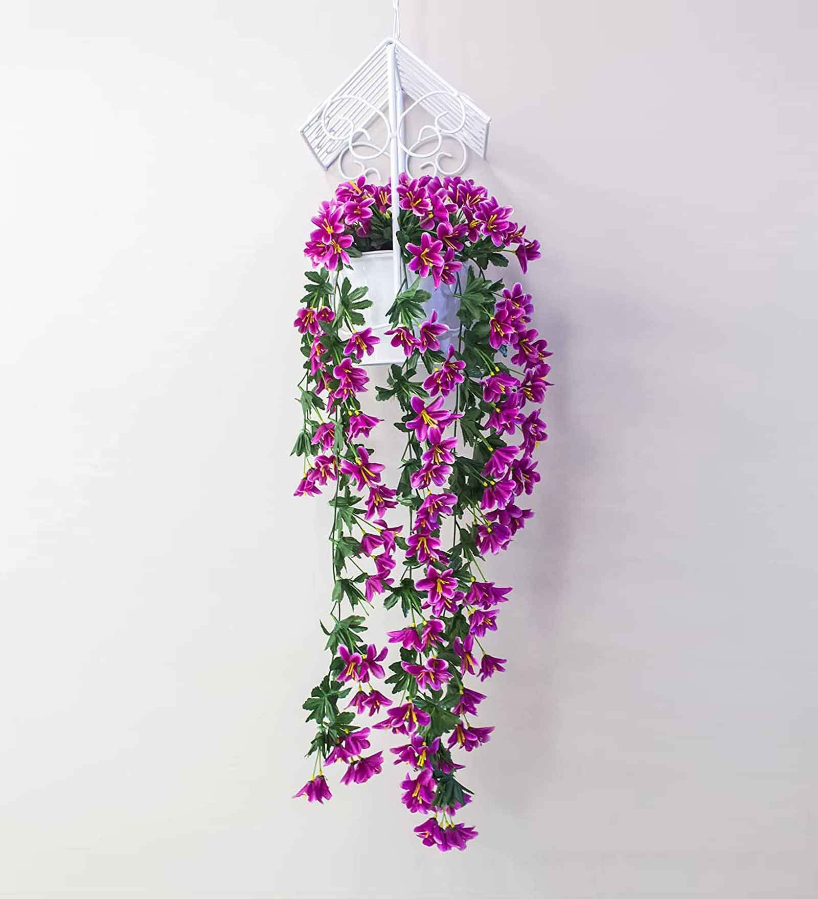 Purple Polyester Stunning Creeper Artificial Flowers